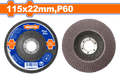 115mmx22mm  P60 ديسك مدرج لتلميع الستانلس - Pcs -