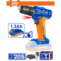 20V  1.5 Ah 1 Batt 10 mm  مقدح بطارية - Pcs - Voltage:20V