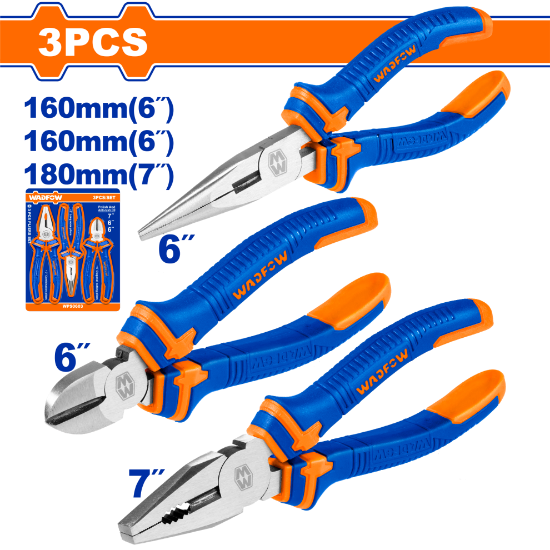 3 Pcs طقم بانسات - Box (5 pcs) - 3 Pcs pliers set