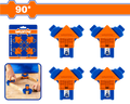4 Pcs  90° طقم ملزمة زاوية - Box (10 pcs) - 90°corner clamp