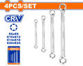 4 Pcs E6-E24  طقم مسنن مسنن جالس - Box (8 pcs) - 4 Pcs Star box end wrench set