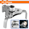 63-102 mm   مفتاح فلتر زيت  ثلاثة ارجل - Box (6 pcs) - 3 Jaw oil filter wrench