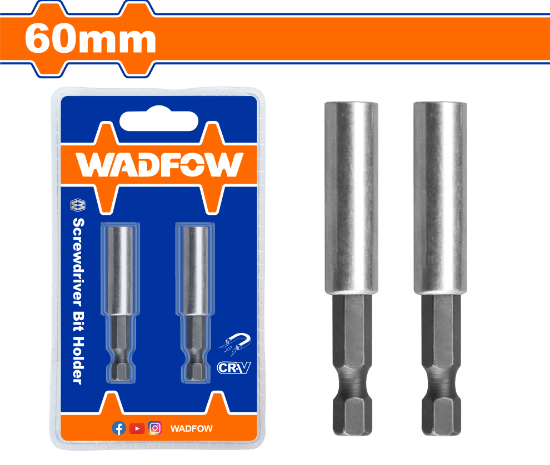 2 Pcs  60mm   وصلة راس مفك مغنطيس - Box (25 pcs) -