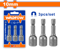 3 PCS 10 mm TOT HEX 1/4" طربوش - Box (25 pcs) -
