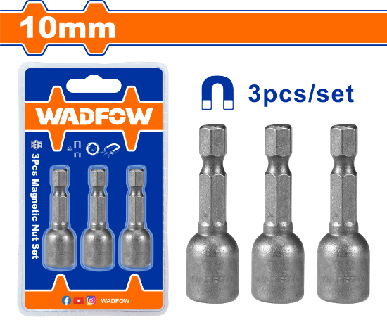 3 PCS 10 mm TOT HEX 1/4" طربوش - Box (25 pcs) -