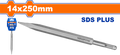 14 X 250 mm SDS   شوكة كومبرسور - Pcs - 14X250mm,pointed