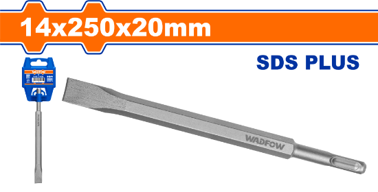 15 X 250 mm SDS   ازميل كومبرسور - Pcs - 14X20X250mm,flat