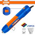 2 Pcs nozzle 350W   سشوار حراري قلم  - Pcs -