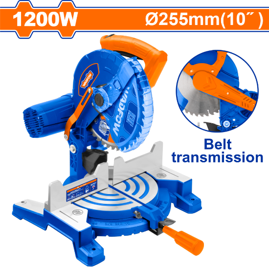 1200 W  255x25.4mm 0-45°  مقطع خشب والمنيوم على الكهرباء - Pcs - Voltage: 220-240V~50/60Hz