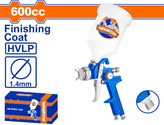 600 cc  1.4 mm فرد رش بويا طاسة من الاعلى بلاستك  - Pcs - Without quick plug