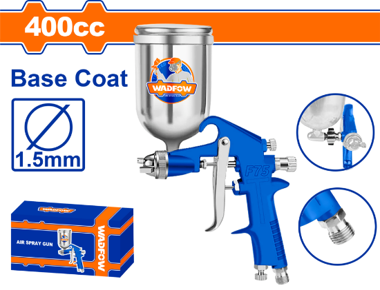 400 cc 1.5 mm فرد رش بويا طاسة من الاعلى المنيوم - Pcs - Without quick plug