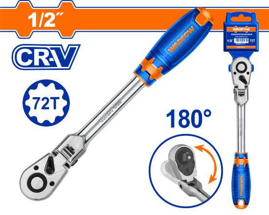 1/2" 72T   مسكة طقطاق بيطوي - Box (5 pcs) - Drive size: 1/2"
