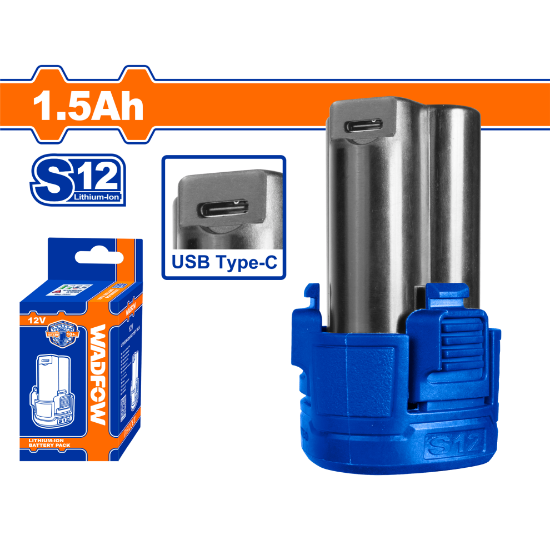 12V 1.5 Ah USB TYPE-C بطارية فدار - Pcs - Voltage:12V