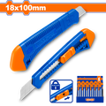 18 mm x 100 mm   سكين شفرة شاسي بلاستك سحب - Box (20 pcs) - Blade Size:18mmx100mm