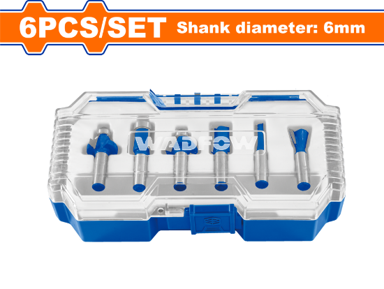 6 Pcs   طقم ريش راوتر  - Pcs -