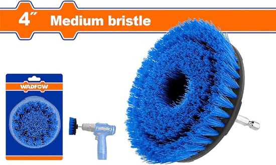 1Pcs  (4") medium bristle فرشاة مقدح نايلون - Box (4 pcs) -