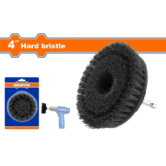 1Pcs hard bristle فرشاية تنظيف اسود - Box (4 pcs) -