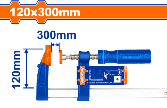 ( 120x300 )mm  ملزمة نجار صناعية - Pcs - Clamp size:120x300mm