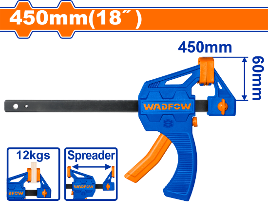 18"  (60x450)mm 60KGS ملزمة جمع بلاستك - Box (6 pcs) - 18"