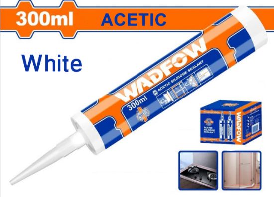 300ml  سلكون مع اسيد ابيض - Pcs - White