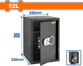 (H50XW35XD33)cm  خزنة حديد - Pcs - Extenal dimensions(H*W*D):20"*14*13"(50*35*33cm)