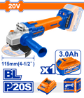 20V 1Batt 3A+Char BL صاروخ بطارية - Pcs - Brushless Motor