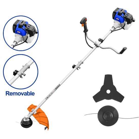 1.25KW 2HP 42.7cc حشاشة كتف على البنزين خيط وفراش - Pcs - Displacement:42.7cc