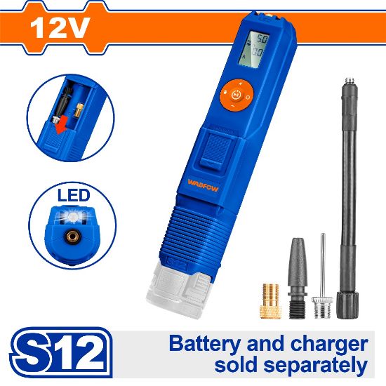 12V S12 160 Psi 11 Bar منقخ دواليب قلم - Pcs - Voltage: 12V