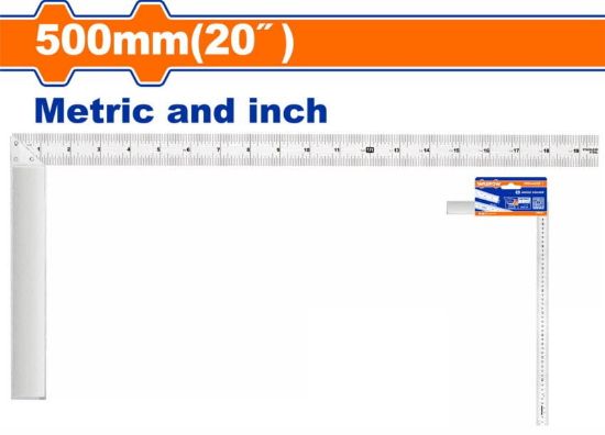 500mm 90° زاوية علام قاعدة المنيوم - Box (6 pcs) - Main material: aluminum alloy body