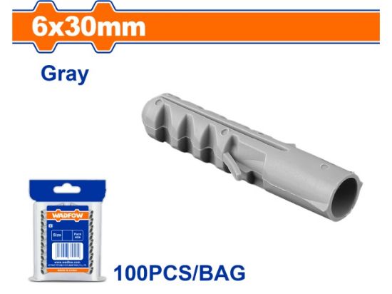 6x30mm علبة اسافين رمادي   - Box (25 pcs) - Size: 6x30mm