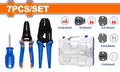 7Pcs طقم ببانسات كوسات مع رؤوس تبديل - Pcs - 7 Pcs crimping pliers set