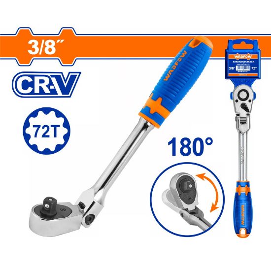3/8" 72T طقطاق راس متحرك - Box (5 pcs) - Drive size: 3/8"