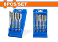 8Pcs طقم ريش خشب بطح - Pcs - 8Pcs flat wood drill bits set