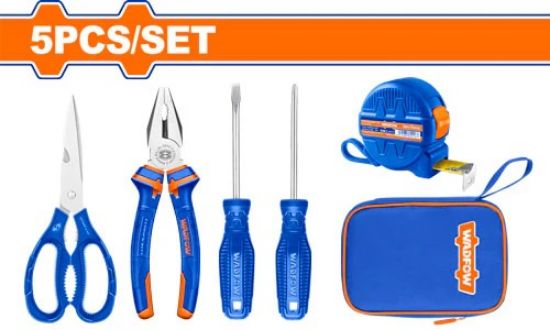 5Pcs طقم عدة بشنطة قماش - Box (10 pcs) - 5 pcs hand tools set