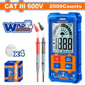 600V 2000counts Digital multimeter ساعة فحص - Pcs - Display:True RMS 2000 counts