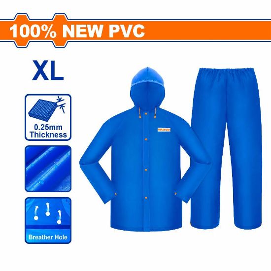 XL- PVC  طقم مطري - Pcs - Material:100% New PVC