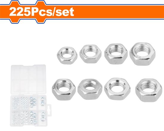 225Pcs (3-4-5-6-8-10)mm علبة عزق مشكل - Pcs - 225 Pcs/set