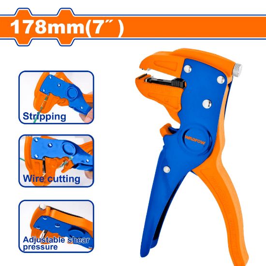 180mm 7" زلاطة شريط كهرباء - Box (12 pcs) - Stripper diameter:0.5mm~6mm