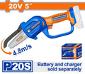 20V 5" منشار حطب صغير - Pcs - Voltage: 20V