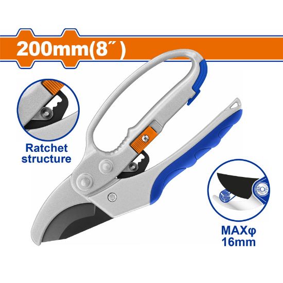 200mm 8" مقص شحالة ذات قوة مضاعفة - Box (12 pcs) - Size: 8"/200mm