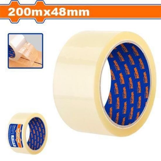 200 m x 48 mm BOPP تلزيق عريض شفاف - Pcs - BOPP