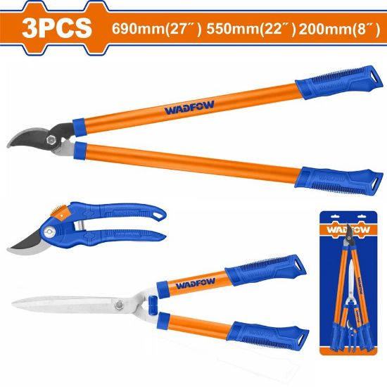 3Pcs طقم مقصات شحالة  - Pcs - 3 Pcs Garden shears set