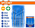 6Pcs طقم مفكت ساعات عادي - Box (24 pcs) - 6Pcs precision screwdriver set