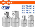 4Pcs طقم وصلات طقطاق - Box (20 pcs) - 4 Pcs socket adapter set