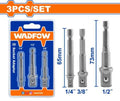 3Pcs (1/4",3/8",1/2") طقم وصلة طربوش - Pcs - 3pcs/set