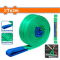 2Ton حزام رفع وقطر اخضر - Pcs - Load: 2T