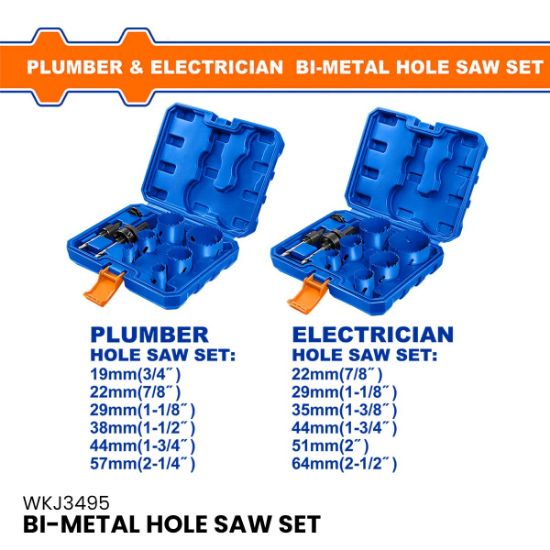 Plumber & Electrician طقمين خراقات   - Pcs - 18pcs/set