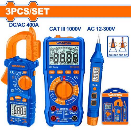 3Pcs    طقم ساعة فحص ومفك تاست خارجي - Pcs - Electrical test kit