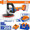 20V 1Batt 4Ah+Char+Bag 180mm BL صاروخ بوليش على البطارية - Pcs - Brushless motor