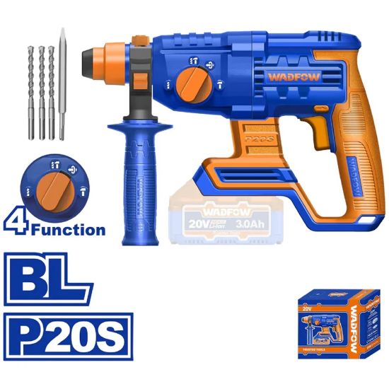 20V (22 mm) BL SDS مقدح برم وتكسير - Pcs - Brushless motor